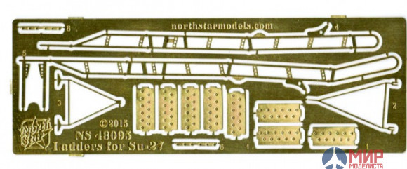 NS48095 North Star Models 1/48 Ladder for Su-27 one seat fighter series