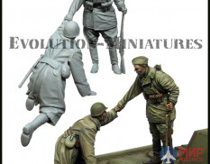 EM-35217 Evolution Miniatures Soviet Infantrymen (1941 - 1943) (recommended for KV-1 tank)