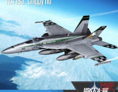 12565 Academy  самолёт  USN F/A-18E VFA-195 "Chippy Ho"  (1:72)