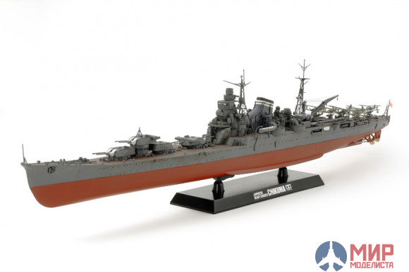 78027 Tamiya 1/350 Японский корабль WWII Japanese Heavy Cruiser Chikuma