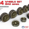 35236 MiniArt аксессуары  T-34 WHEELS SET 1942 series  (1:35)