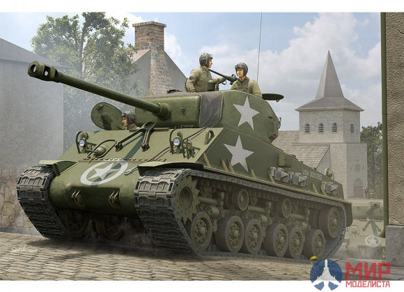 61615 I Love Kit 1/16 Танк Шерман M4A3E8 Sherman "Easy Eight"
