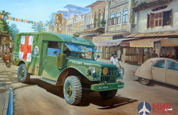 ROD811 Roden M43 ¾ ton 4x4 Ambulance truck 1/35